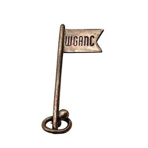 Vtg JPL Sterling Silver Brooch Pin Golf Hole in One WGANC Womens Golf Nor Cal